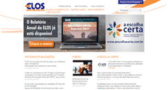 Desktop Screenshot of elos.org.br